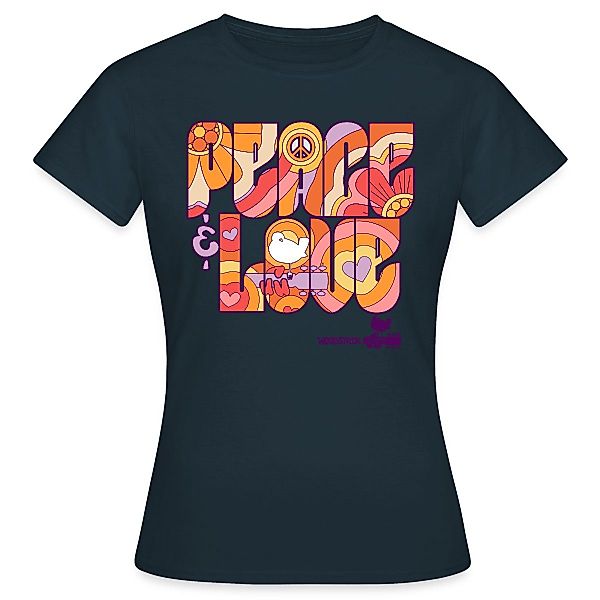 Spreadshirt T-Shirt Woodstock Peace Love Hippie günstig online kaufen