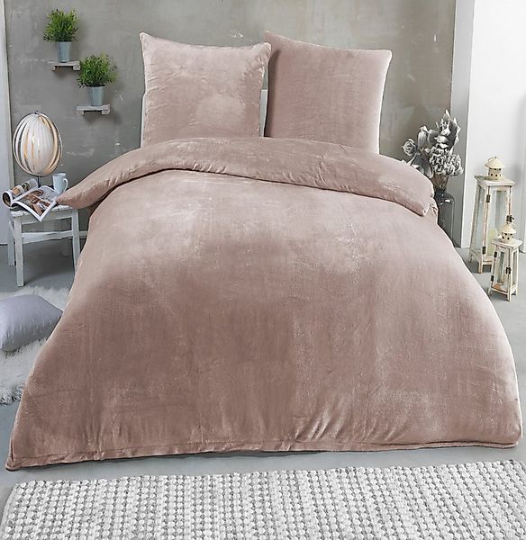 Malika Bettwäsche 155x220 + 80x80 cm Cashmere Touch Bettwäsche, atmungsakti günstig online kaufen