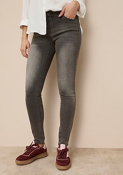 Tamaris Skinny-fit-Jeans schmale Beinweite, mit Gürtelschlaufenbund, mit Me günstig online kaufen