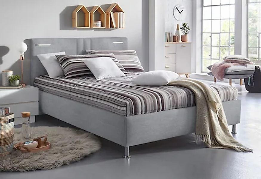 Westfalia Schlafkomfort Polsterbett "Elba" wahlweise mit LED-Beleuchtung günstig online kaufen