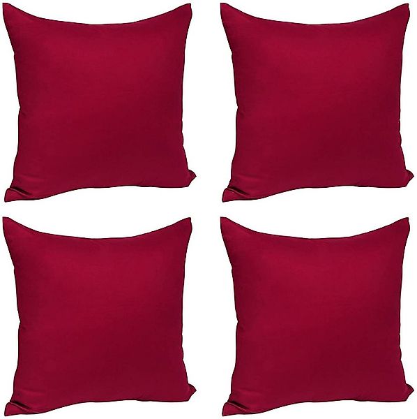 Woltu Kissenbezüge, 4x Kissenbezug Kissenhülle Baumwolle günstig online kaufen