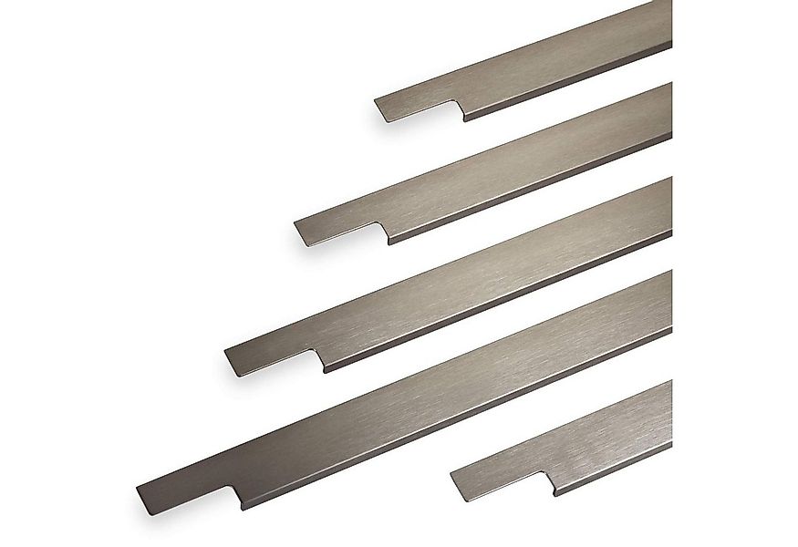 SO-TECH® Möbelgriff SLIM Edelstahloptik gebürstet, Aluminium, ZUM EINFRÄSEN günstig online kaufen