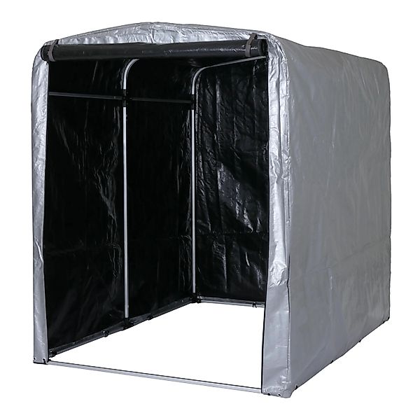 MCW Fahrradgarage N61 201x157x201cm Silber günstig online kaufen