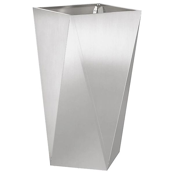 vidaXL Pflanzkübel Silber 40 x 40 x 75 cm Edelstahl 883788 günstig online kaufen