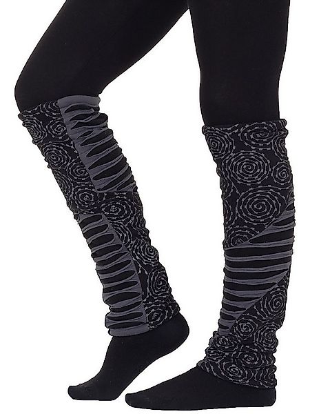 PUREWONDER Beinstulpen Auffällige Beinstulpen aus Jersey und Fleece mit Mus günstig online kaufen