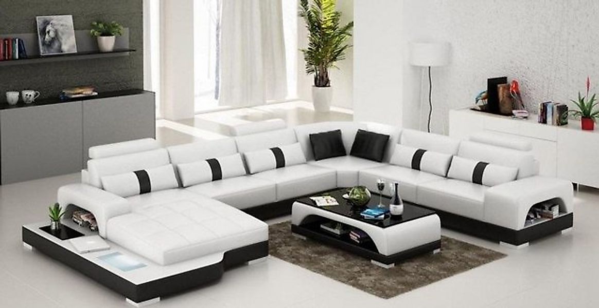 JVmoebel Ecksofa Ecksofa Polster Couch Sofa Wohnlandschaft Sitz Eck Garnitu günstig online kaufen