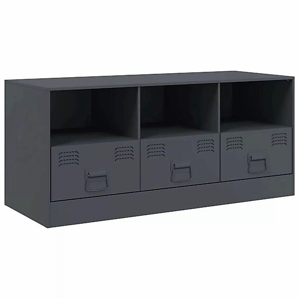 vidaXL TV-Schrank TV-Schrank Anthrazit 99x39x44 cm günstig online kaufen
