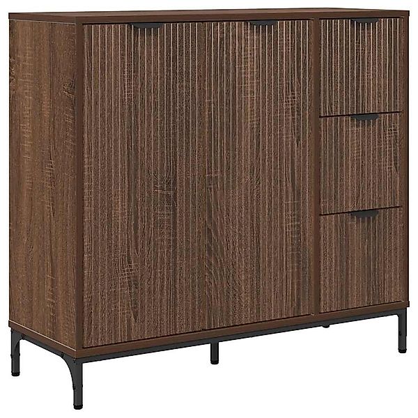 vidaXL Sideboard Sideboard Braune Eiche 89,5 günstig online kaufen