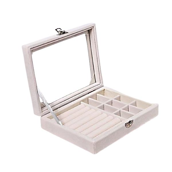 Jumpeak Schmuckkasten Tragbares Schmuckbox, Schmuckkästchen, Ring-Organizer günstig online kaufen