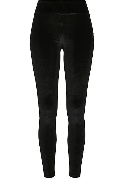 URBAN CLASSICS Leggings Urban Classics Damen Ladies High Waist Velvet Leggi günstig online kaufen