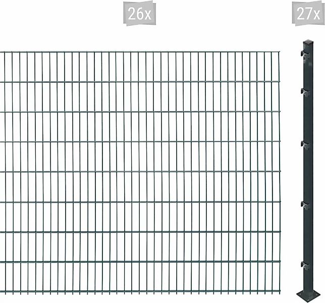 Arvotec Doppelstabmattenzaun "ESSENTIAL 163 zum Aufschrauben", Zaunhöhe 163 günstig online kaufen