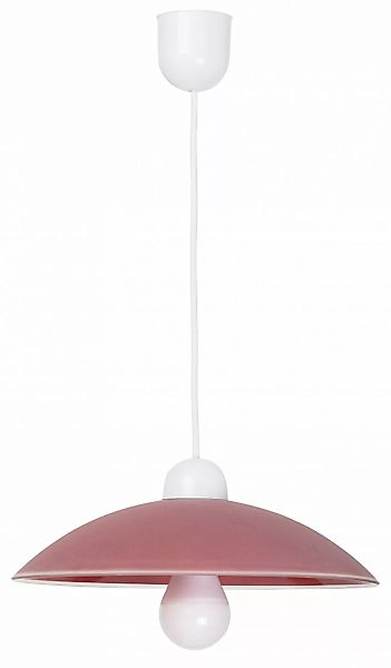 Pendelleuchte aus Glas rot E27 Cupola günstig online kaufen