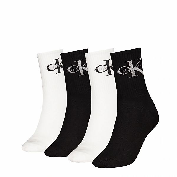 Calvin Klein Jeans Socken "CKJ WOMEN SOCK 4P GIFTBOX MONOLOGO", (4er Pack) günstig online kaufen