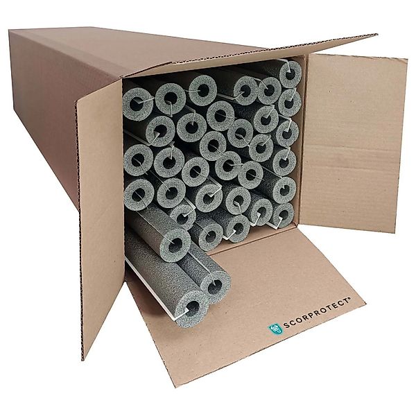 Scorprotect Karton Graue PE Rohrisolierung Selbstklebend 15 X 13 X 1 Meter günstig online kaufen