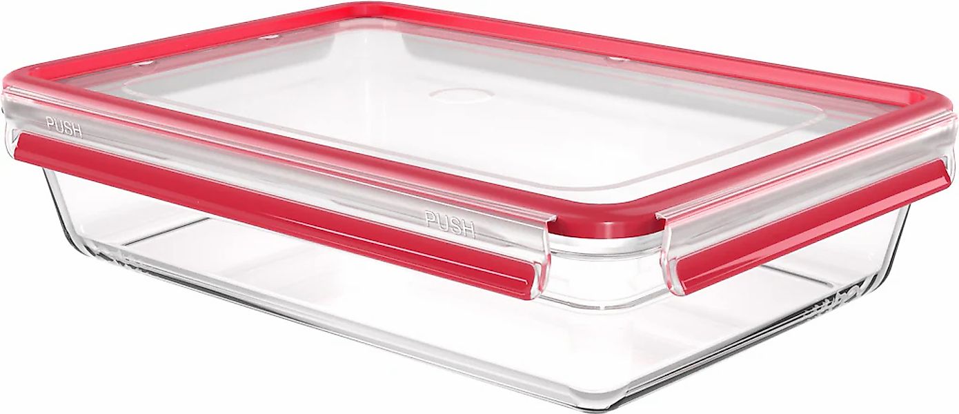 Emsa Frischhaltedose "Clip & Close Glas" 1 tlg. 3L, stapelbar, gefrier-, ba günstig online kaufen