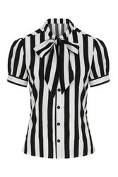 Hell Bunny Blusenshirt Juno Gestreift günstig online kaufen