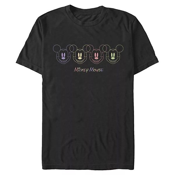 Disney - Micky Maus - Micky Maus Neon Faces - Männer T-Shirt günstig online kaufen