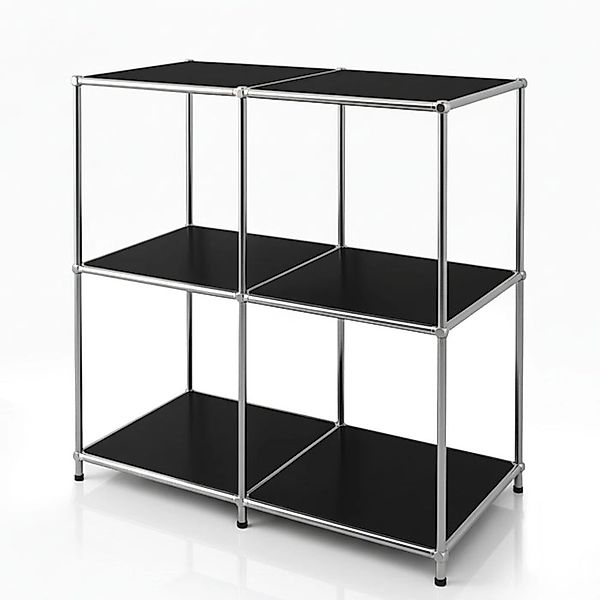 Floordirekt Metallregal Concept Epure MK-027 Sideboard 80 x 40 x 80 cm Schw günstig online kaufen