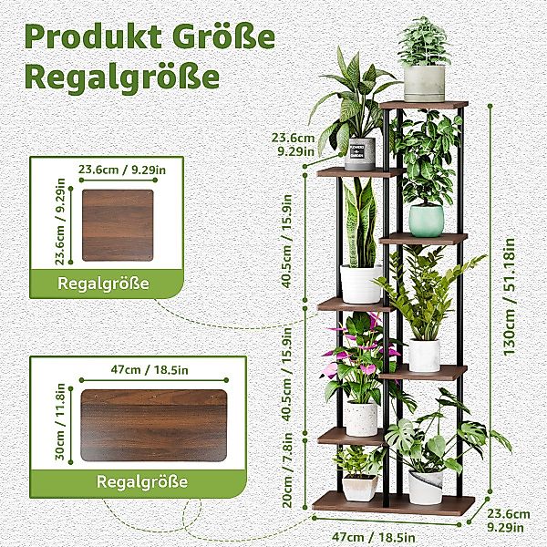 Simloveve Blumenständer Pflanzenständer aus Holz und günstig online kaufen
