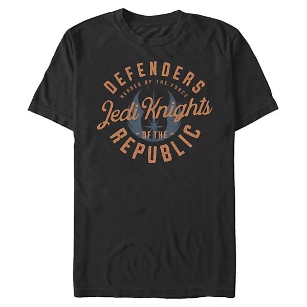 Star Wars - The Clone Wars - Jedi Knights Emblem - Männer T-Shirt günstig online kaufen