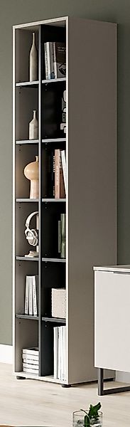 Inn.Furn Fächerschrank Morena (Regalschrank Schwarz und Kaschmir / Sand, 45 günstig online kaufen