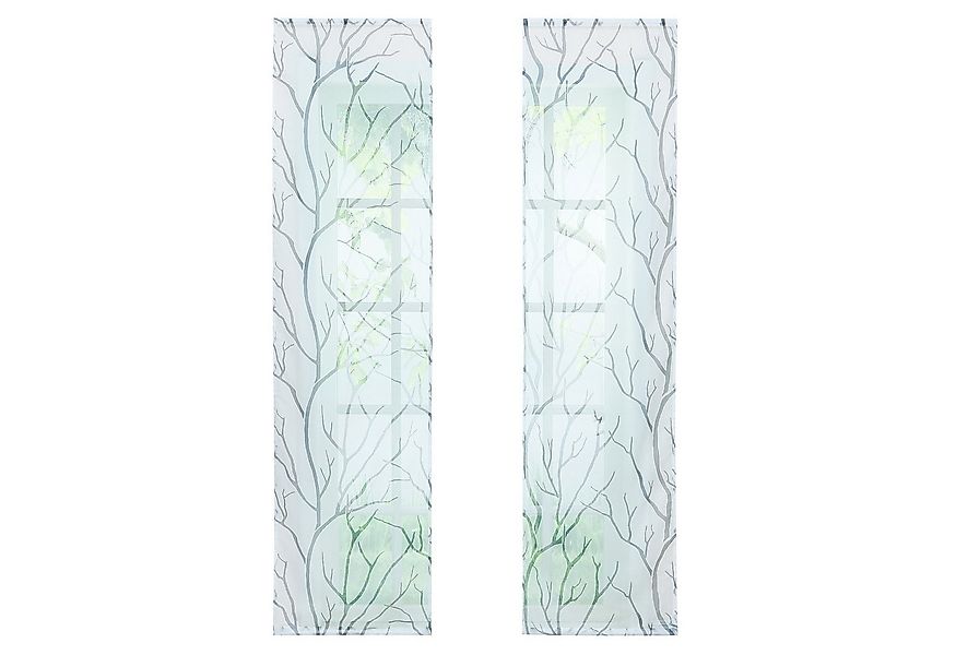 Joyswahl Schiebegardine Tatjane (2 St), Klettband, halbtransparent, Flächen günstig online kaufen