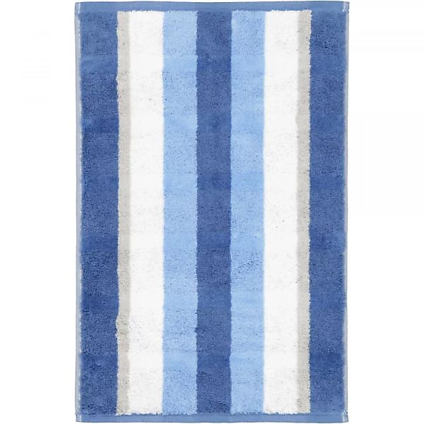Cawö Handtücher Noblesse Stripe 1087 - Farbe: saphir - 11 - Duschtuch 80x15 günstig online kaufen