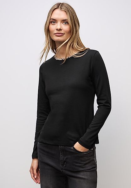 STREET ONE Langarmshirt Rundhalsausschnitt günstig online kaufen