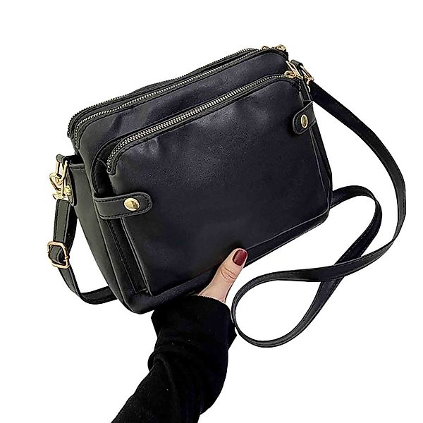 REDOM Umhängetasche Kunstleder Damen Schultertasche Freizeittasche günstig online kaufen