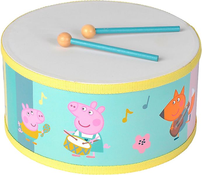 Eichhorn Spielzeug-Musikinstrument Peppa Pig Trommel 20cm günstig online kaufen