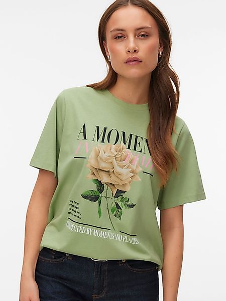Vero Moda Kurzarmshirt "VMURENA CATY SS TOP BOX JRS" mit floralem Print günstig online kaufen