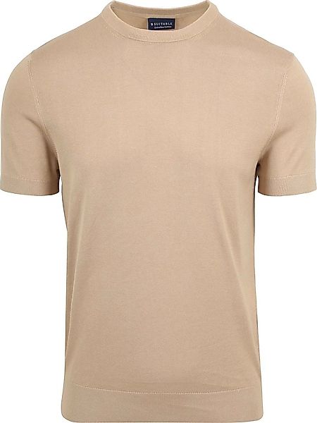 Suitable Knitted T-shirt Beige - Größe XXL günstig online kaufen