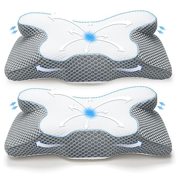 Simloveve Nackenstützkissen Orthopädisches Kissen, Füllung: Memory günstig online kaufen