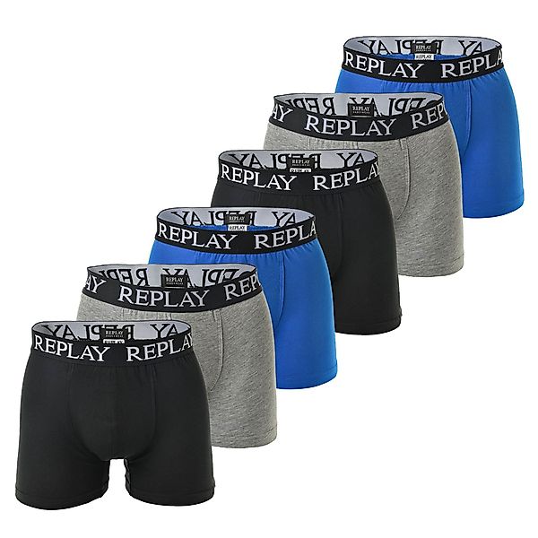 Replay Boxer Herren Boxershort 6er Pack günstig online kaufen