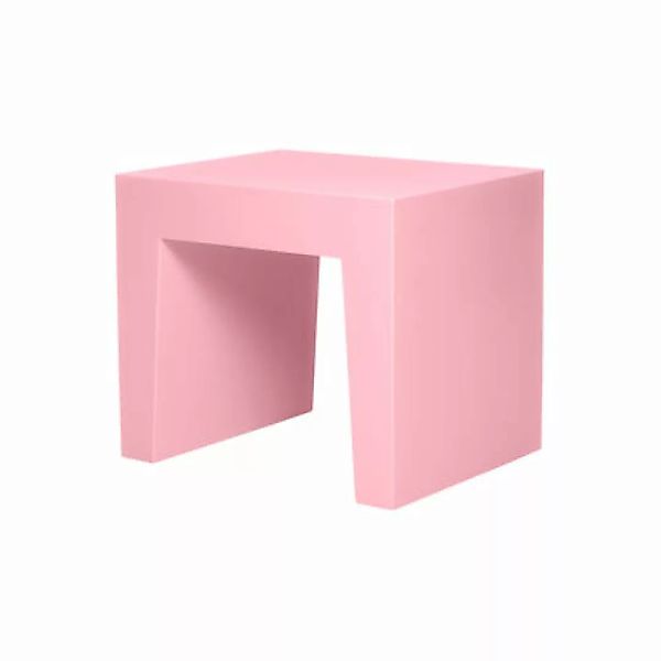 Beistelltisch Concrete Seat plastikmaterial rosa / Beistelltisch - Recyclin günstig online kaufen