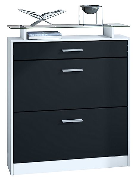 Vladon Schuhschrank Loret (hängender Schuhkipper für 16 Paar Schuhe, mit 2 günstig online kaufen