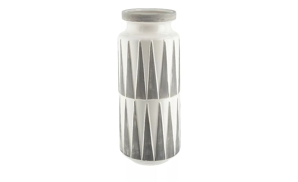 Vase - grau - Steinzeug - 32,5 cm - Dekoration > Vasen - Möbel Kraft günstig online kaufen