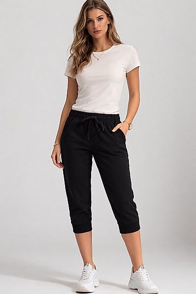 R-CAMP 3/4-Sweathose Jogginghose Damen kurze Hose Caprihose Sporthose (1-tl günstig online kaufen