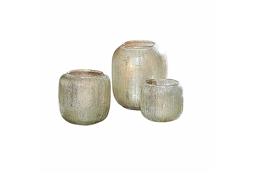 Mirabeau Windlicht Windlicht 3er Set Clioneth silber (3er Set, 3er Set) günstig online kaufen