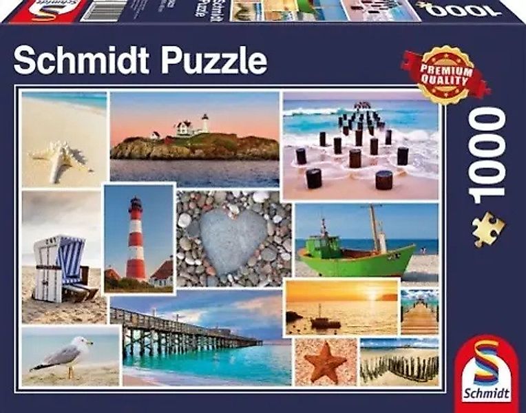 Schmidt Spiele Puzzle Am Meer. Puzzle 1.000 Teile, 1000 Puzzleteile günstig online kaufen