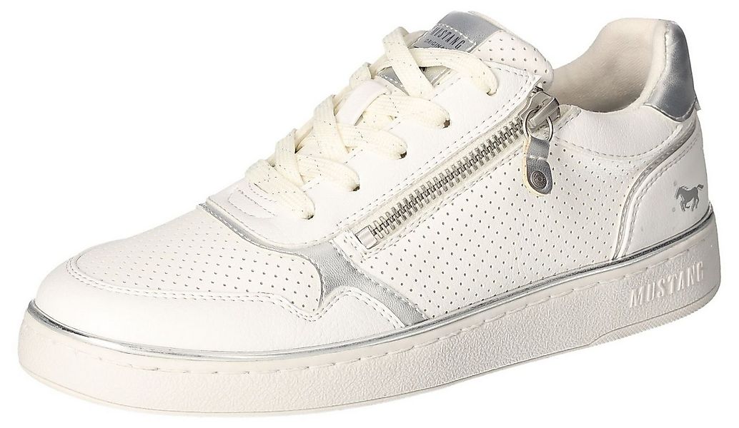 Mustang Shoes Sneaker, Plateausneaker, Schnürschuh mit Reißverschluss günstig online kaufen
