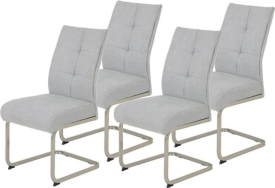 HELA Freischwinger Ines (Set, 4 St), bequeme Sitzbreite und Federkern Polst günstig online kaufen