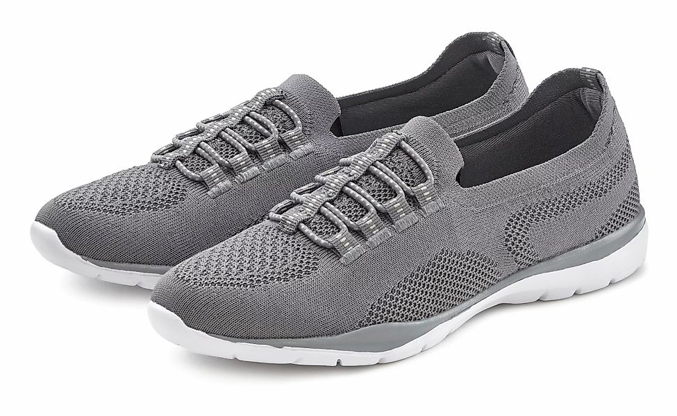 LASCANA Sneaker "Slipper, Halbschuh, leichtes Meshmaterial", zum Reinschlüp günstig online kaufen