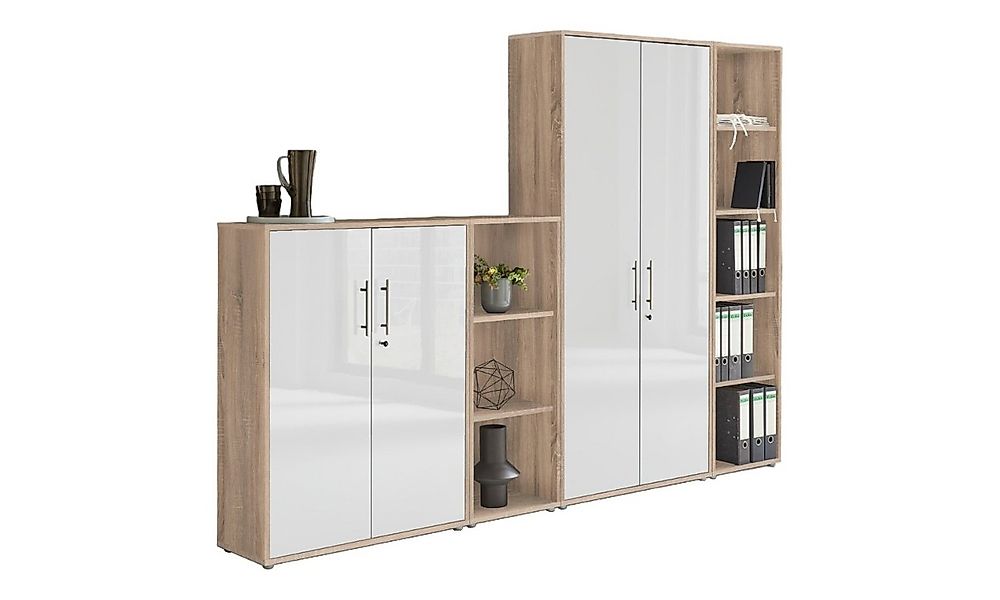 moebel-dich-auf Aktenschrank OFFICE EDITION (Set 4, abschließbar, Metallgri günstig online kaufen