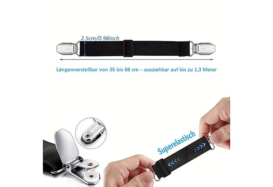 FOUORTUNATE-BEE Spannbettlaken Bettlaken Spanner verstellbare Bettlakenspan günstig online kaufen