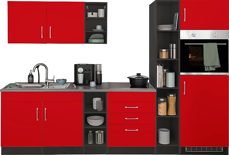 KOCHSTATION Küchenzeile »KS-Paris – Küchen mit einzigartigen Fotomotiven au günstig online kaufen