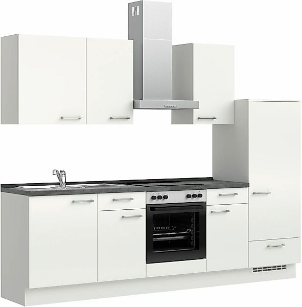 nobilia Küchenzeile ""Laser I", Ausrichtung wählbar, Breite 270 cm", vormon günstig online kaufen