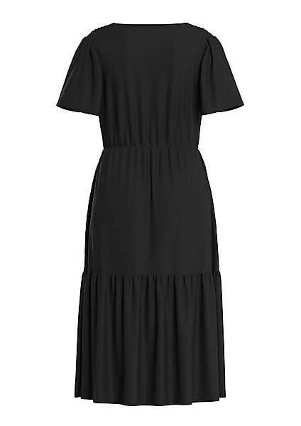 QS Minikleid Viskosekleid mit All-over-Print günstig online kaufen
