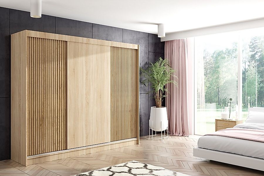 ALTDECOR Schiebetürenschrank VILAN (Kleiderschrank Garderobenschrank mit vi günstig online kaufen