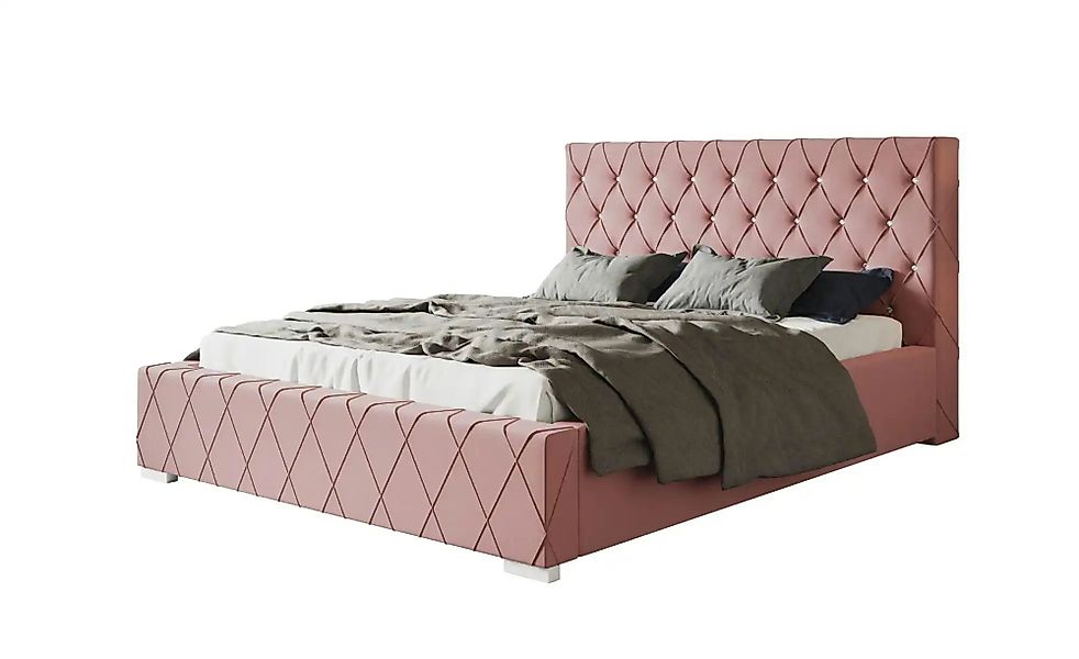 Polsterbett mit Stauraum Bury ¦ rosa/pink ¦ Maße (cm): B: 140 H: 104 Betten günstig online kaufen